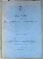 Anuario del Real Automóvil Club de España 1962-1963 | 181184 | VVAA