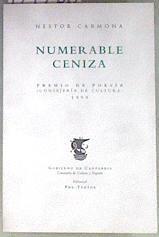Numerable ceniza | 171788 | Carmona Fernández, Néstor