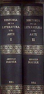 Historia Social de la  Literatura y el Arte Tomo 1 y 2 | 176476 | Arnold Hauser