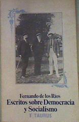 Escritos Sobre Democracia Y Socialismo | 42335 | De Los Ríos, Fernando