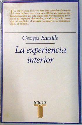 La Experiencia Interior | 24905 | Bataille Georges