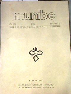 Munibe Sociedad de Ciencias Naturales Aranzadi San Sebastian | 174648 | VVAA