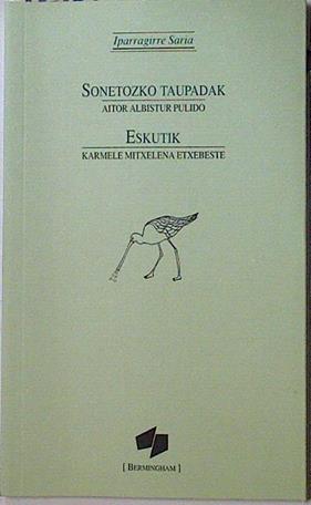 Sonetozko Taupadak / Eskutik | 128158 | Albistur Pulido, Aitor/Mitxelena Etxebeste, Karmele