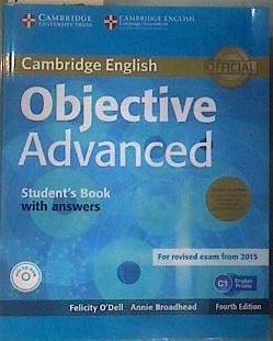 Objective Advanced Student's Book Pack (Student's Book with Answers with CD-ROM and Class Audio CDs | 186674 | O´Dell, Felicity/BRoadhead, Annie