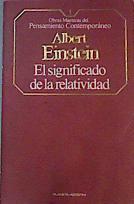 El Significado De La Relatividad | 47021 | Einstein, Albert