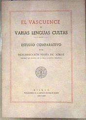 El Vascuence y varias lenguas cultas | 186944 | Maria de Azkue