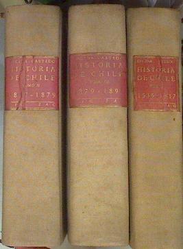 Resumen de la historia de Chile, 3 tomos. Redacción, iconografía y apéndices de Leopoldo Castedo | 170656 | Francisco Encina Castedo