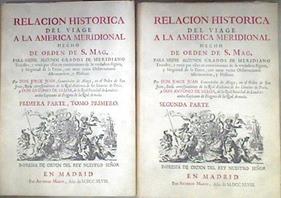 Relación del viaje a la America Meridional tomo I y II | 182270 | Ulloa, Antonio