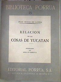 Relación de las cosas del Yucatán | 181357 | Fray Diego de Landa