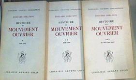 Histoire du mouvement ouvrier 1( 1830 1871 ) 2 ( 1871 1920 ) et 3 ( 1921 a nos jours ) | 165314 | Dolleans, Edouard