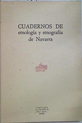 Cuadernos de etnología y etnografía de Navarra Nº 23 | 128587 | V.A.