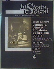 Historia Social  Núm 4 Primavera  Verano 1989 | 161277 | Javier Paniagua/José A. Piqueras