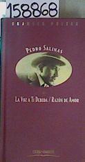 "La voz a ti debida ; Razón de amor" | 158868 | Salinas, Pedro