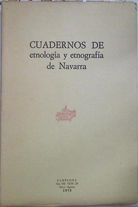 Cuadernos de etnología y etnografía de Navarra Nº 20 | 128584 | V.A.
