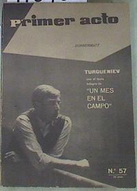 Primer Acto Revista del Teatro nº 57 Un mes en el campo | 170700 | José Ángel, Ezcurra Carrillo