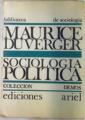 Sociología política | 72912 | Duverger, Maurice