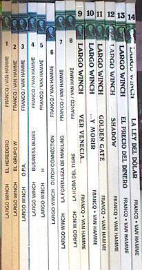 LOTE LARGO WYNCH Comic del 1 al 14 | 171545 | Francq, Philippe/Van Hamme, Jean