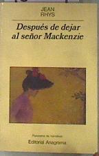 Después de dejar al Sr. Mackenzie | 183224 | Rhys, Jean