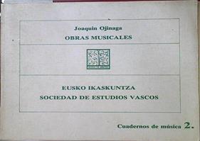 Obras musicales de Joaquín Ojinaga | 106454 | Ojinaga, Joaquín