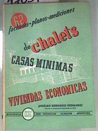 Fachadas planos mediciones de chalets casas mínimas viviendas económicas | 170576 | Anselmo Rodríguez Hernández