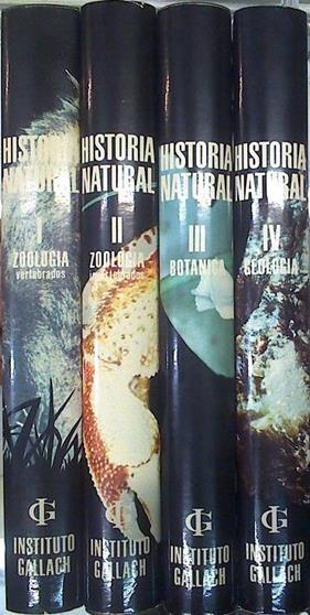 Historia Natural. Vida de los animales, de las plantas y de la Tierra (4 tomos) | 139511 | Cabrera Latorre, Angel/Maluquer, Joaquin/Lozano, Luis