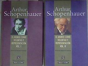 El mundo como voluntad y representación 2vols | 181432 | Schopenhauer, Arthur