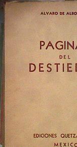 Páginas del destierro | 184204 | Alvaro de Albornoz
