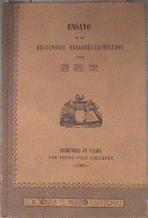 Ensayo de un diccionario de Aragonés-Castellano | 182237 | Peralta, Pedro José Gelabert