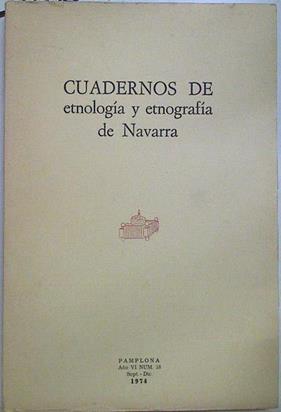 Cuadernos de etnología y etnografía de Navarra Nº 18 | 128582 | V.A.