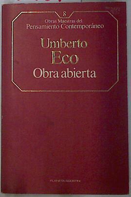 Obra abierta | 111370 | Umberto Eco
