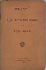Reglamento de régimen interior de los Empleados de la EXcma Diputación ( de Guipuzcoa ) | 153705 | Imprenta de la Diputación de Guipúzcoa