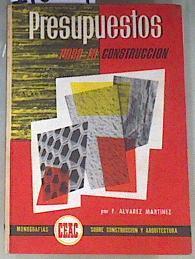 Presupuestos para la construcción | 170569 | Félix Alvarez Martinez