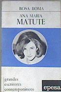 Ana María Matute | 171616 | Roma, Rosa