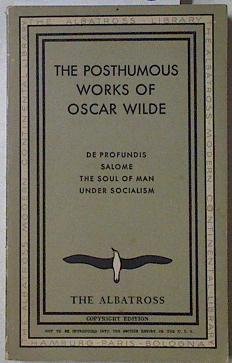 The Posthumous works of Oscar Wilde | 126528 | Wilde, Oscar