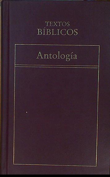 Textos Bíblicos. antología | 153793 | Biblia