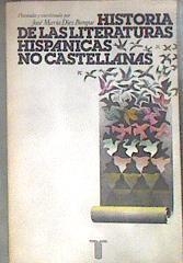 Historia de las literaturas hispánicas no castellanas | 182627 | Díez Borque, José María
