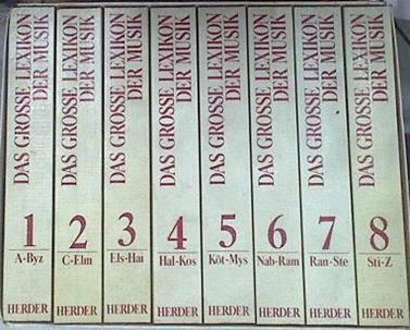 Das Grosse Lexikon Der Musik | 45785 | Honegger Massenkeil