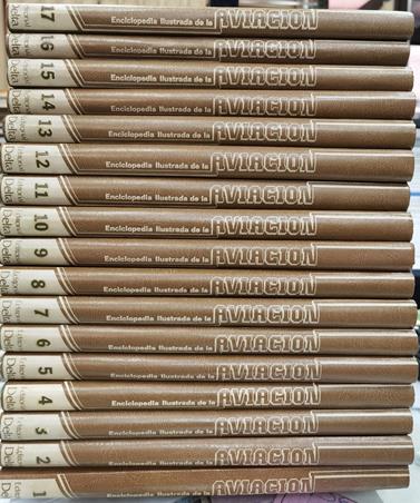 Enciclopedia Ilustrada De La Aviación ( 17 tomos) OBRA COMPLETA | 61954 | VVAA