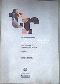 Historia de Rasselas príncipe de Abisinia | 178335 | Johnson, Samuel (1709-1784)/Inés Joyes y blake