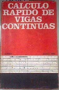 Cálculo rápido de vigas continuas por el método de M. Caquot | 86104 | Reimbert, Marcel y André