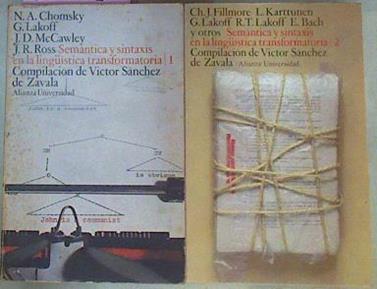 Semántica Y Sintaxis En La Lingüística Transformatoria. Obra completa 2 tomos | 56831 | Chomsky Noam/Lakoff G/Mccawley J.D/Ross J.R/Fillmore Ch.J./Bach E.