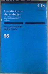Condiciones de trabajo: hacia un enforque renovador de sociología del trabajo | 161637 | Prieto, Carlos/Castillo, Juan José