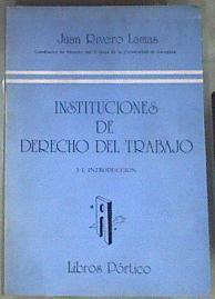 Instituciones de derecho del trabajo | 94887 | Rivero Lamas, Juan