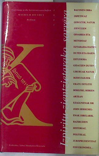 Izpiritu-zientzietarako sarrera | 111662 | Dilthey, Wilhelm