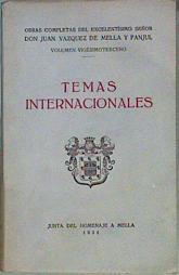 Temas internacionales, Obras completas Tomo XXIII | 153819 | Juan Vázquez de Mella y Fanjul/Gabriel Maura Gamazo