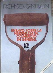 Ensayo sobre la naturaleza del comercio en general | 179519 | Cantillon, Richard