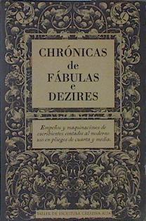 Crónicas de fábulas y dezires | 120456 | Taller de escritura creartiva ALFA