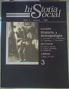 Historia Social. Núm 3. Invierno. 1989 | 161276 | Javier Paniagua/José A. Piqueras