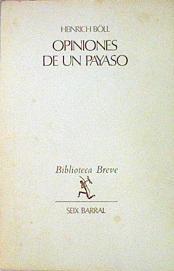 Opiniones De Un Payaso | 1245 | Böll Heinrich