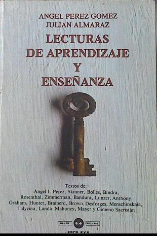 Lecturas de aprendizaje y enseñanza | 121687 | Angel Perez Gomez/Julian Almaraz